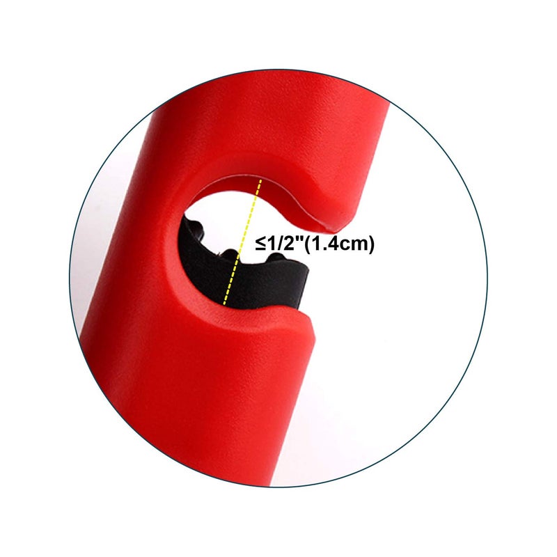 kulusion 6 Pcs Premium Grade Food Bag Squeeze Clips Bread Clips Rubber Lid Non-slip Sealer Bag Cinches Easy Use Lock - Image 3